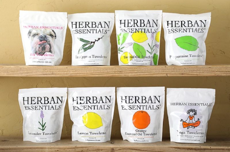 貫地谷しほり　匂い付きタオル（シート）メレンゲの気持ち　ハーバンエッセンシャルズ