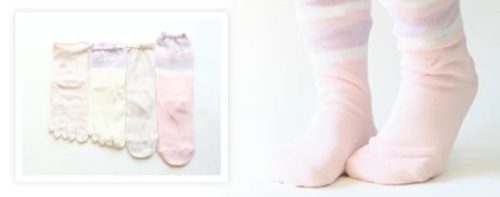 冷え取り靴下　絹・綿の4足重ね履き　吉田羊　あさイチ