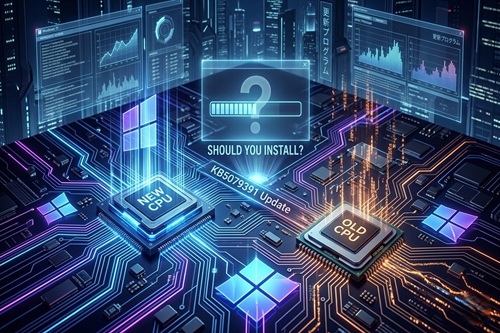 Windows11 25H2 KB5079391(26200.816)はインストールするべき？新旧CPU環境での注意点