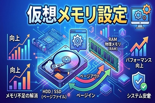仮想メモリは本当に必要？最適な設定値・安全な調整方法・不要論の真相まで徹底解説