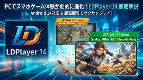 次世代Androidエミュレーター「LDPlayer 14」徹底解説　Android14対応でPCゲーム体験が劇的に進化