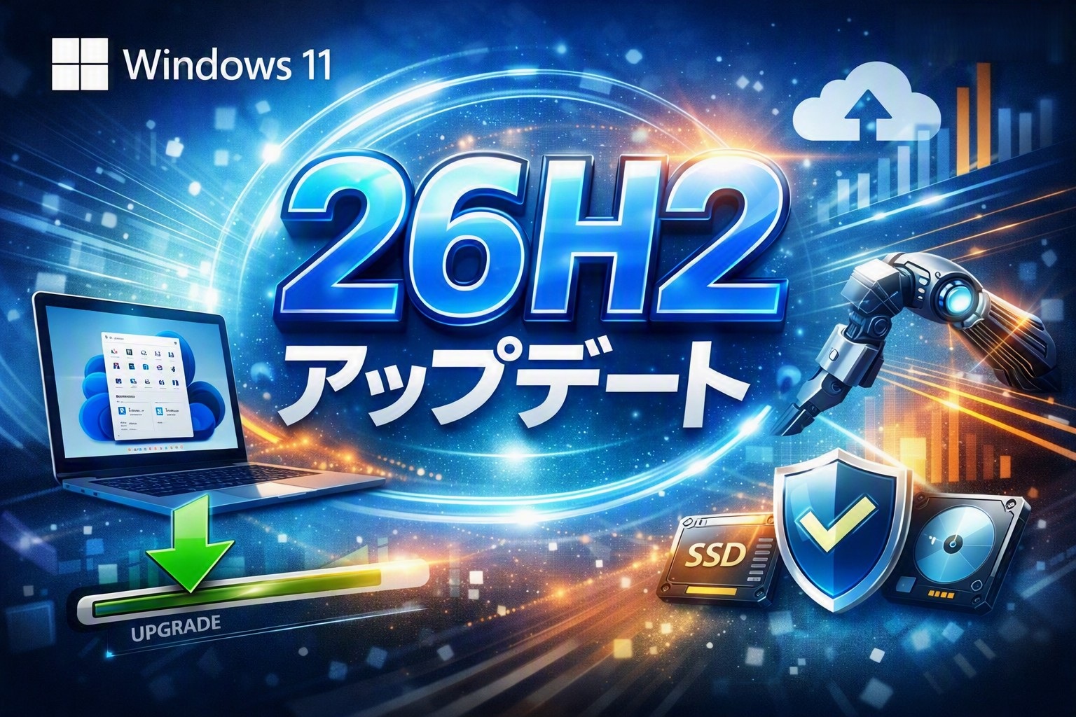 Windows11 26H2 アップデート｜25H2から何が変わる？新機能・注意点｜非対応PCはどうなる？