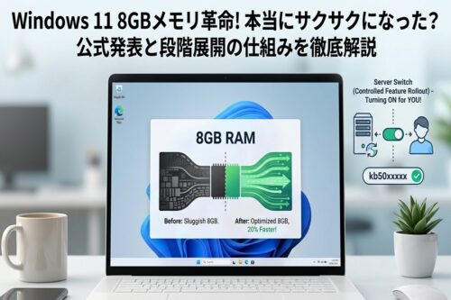 【Windows11】「8GBメモリでもサクサク動く」ニュースの真相！すでに快適になったPCと“まだ変わらない”PCがある理由とは？